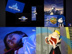 Disney and Warner Bros. Shutdown by Universal and Paramount Meme Template