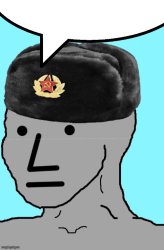Communist NPC Speech bubble Meme Template