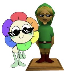 Dandy and Ben drowned deal with it Meme Template