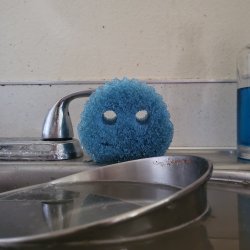 Scary Scrub Daddy Meme Template
