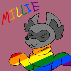 Millie's fursona announcement template Meme Template