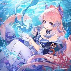 Kokomi Birthday Art Meme Template