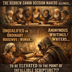 So, the Hebrew Canon decision makers, ALLOWED “UNQUALIFIED or OR Meme Template