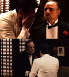 Godfather Act Like a Man Meme Template