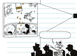 Wimpy Kid Character yelling at a screen Meme Template