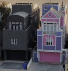 polar opposite houses Meme Template