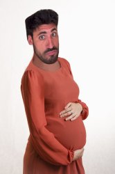 Pregnant Man Meme Template