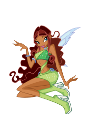winx club 1 season aisha magic winx Meme Template