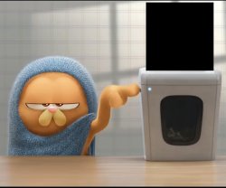 Garfield's reject Meme Template