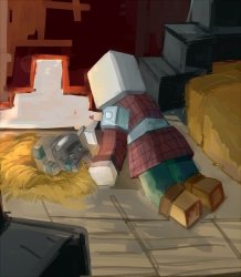 Pillager And Baby Ravager Meme Template