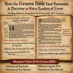 How the Geneva Bible Used Footnotes & Doctrine to Warn Readers o Meme Template