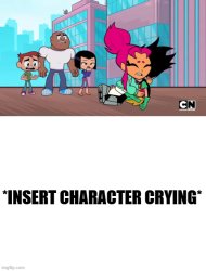 Character Cries At Robin's Death Meme Template