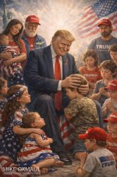 Donald Trump with Children Meme Template