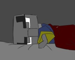 Arch Illager Awake In Bed Meme Template