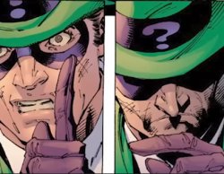 Riddler holding up finger Meme Template