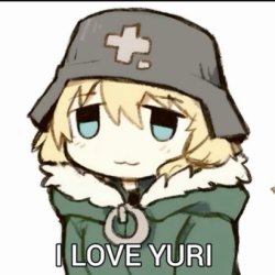 I LOVE YURI Meme Template