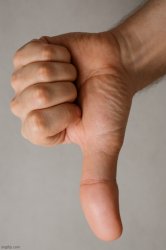 thumbs-down Meme Template