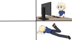 FloppyFish - Planning VS Implementation Meme Template