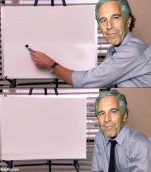 Jeff Epstein before and after notepad Meme Template