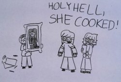 P Holy hell, she cooked Meme Template