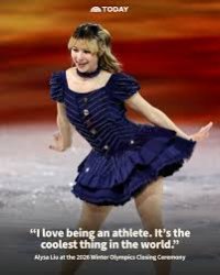 American figure skater Alysa Liu Meme Template