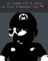 Ima put a gash in your forehead Meme Template