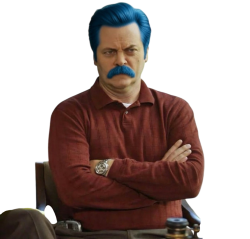 Blue Harvey Meme Template