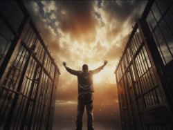 free from prison Meme Template