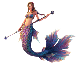 Mermaid Aerith Meme Template