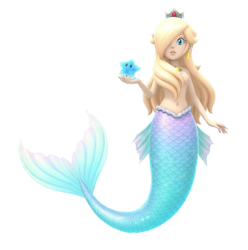Mermaid Rosalina Meme Template