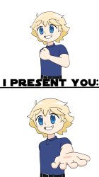 FloppyFish - I Present You Meme Template