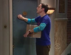Sheldon knocking BBT Meme Template