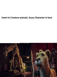 Samson, Ryan, and his friends are afraid to Who Meme Template