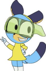 Super four eyes (aka bluey) Meme Template