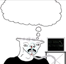 Retard thinking Meme Template