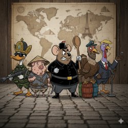 Evil Animals Meme Template