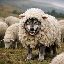 wolf in sheeps clothing Meme Template