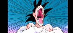 Goku scraming Meme Template
