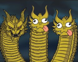 Goofy dragons Meme Template