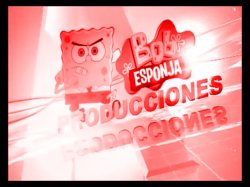 Producciones Bob Esponja Logo Horror Edit Meme Template