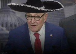 Cuck Scummer in Sombrero Meme Template