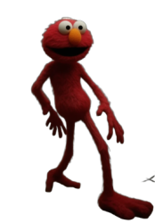 Creepy Elmo Meme Template