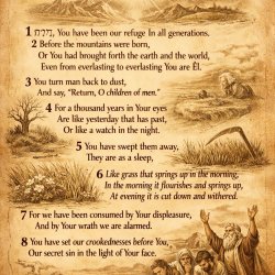 A Prayer or Meditation of Moses the man of God TS2009 Psa 90:1 Meme Template