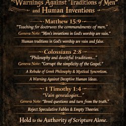 3. Warnings against “traditions of men” and human inventions The Meme Template