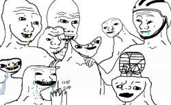 Brainlet wojaks Meme Template