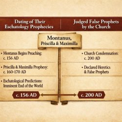 Montanus, Priscilla, Maximilla dating of their two eschatology p Meme Template