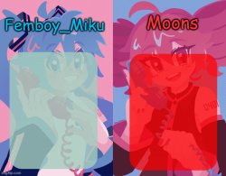 miku and moons shared temp Meme Template