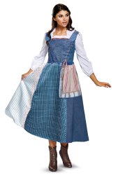 Disney Beauty and the Beast: Belle Village Dress Deluxe Adult .. Meme Template