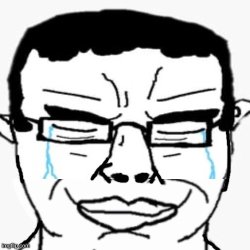 Chudjak crying and smiling Meme Template