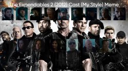 The Expendables 2 (2012) Cast (My Style) Meme Template